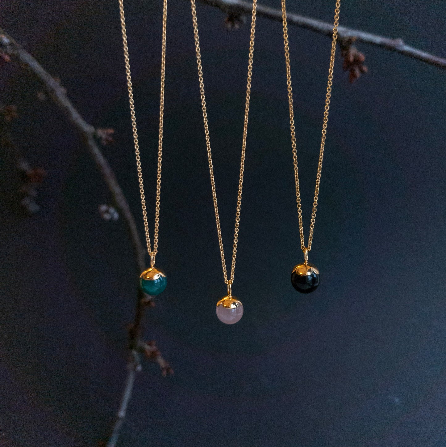 EMMY halssmykke - Rosenkvarts