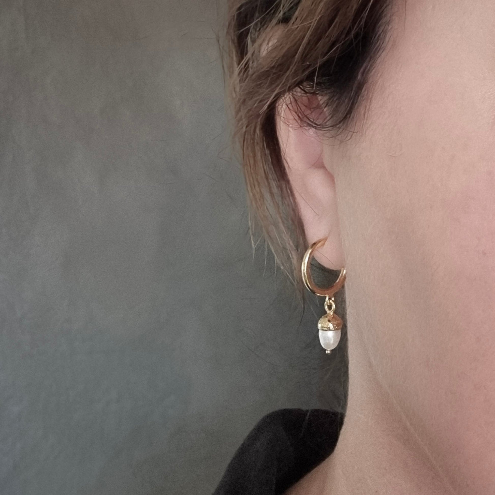 Eikenøtt øredobber